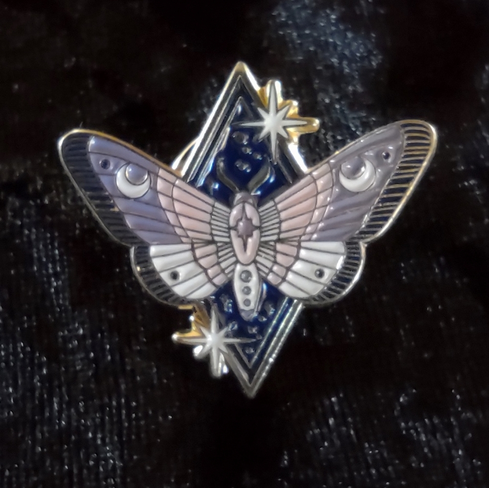 Enamel butterfly pin